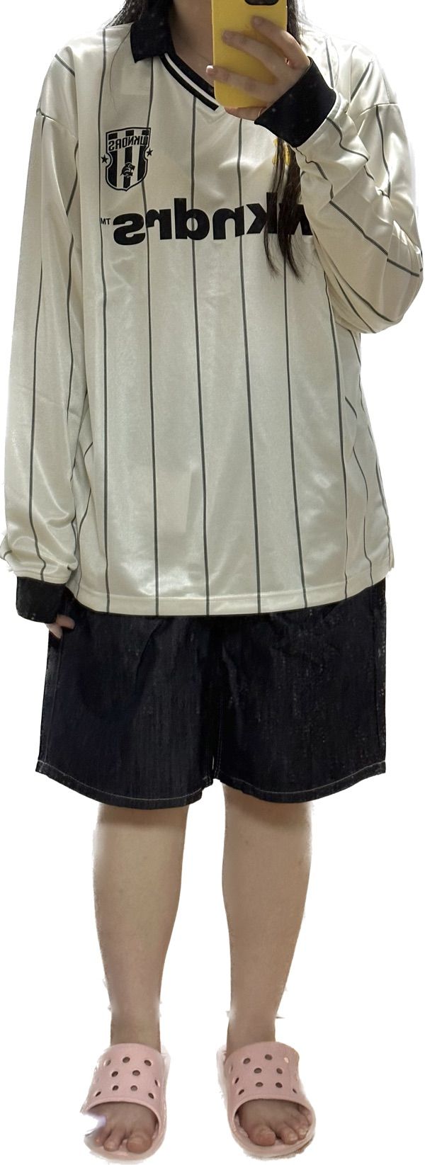 ★2023SS新作★WKNDRS★KING SOCCER JERSEY KING SOCCER JERSEY (BLACK) - WKNDRS | 60% - Asian Fashion