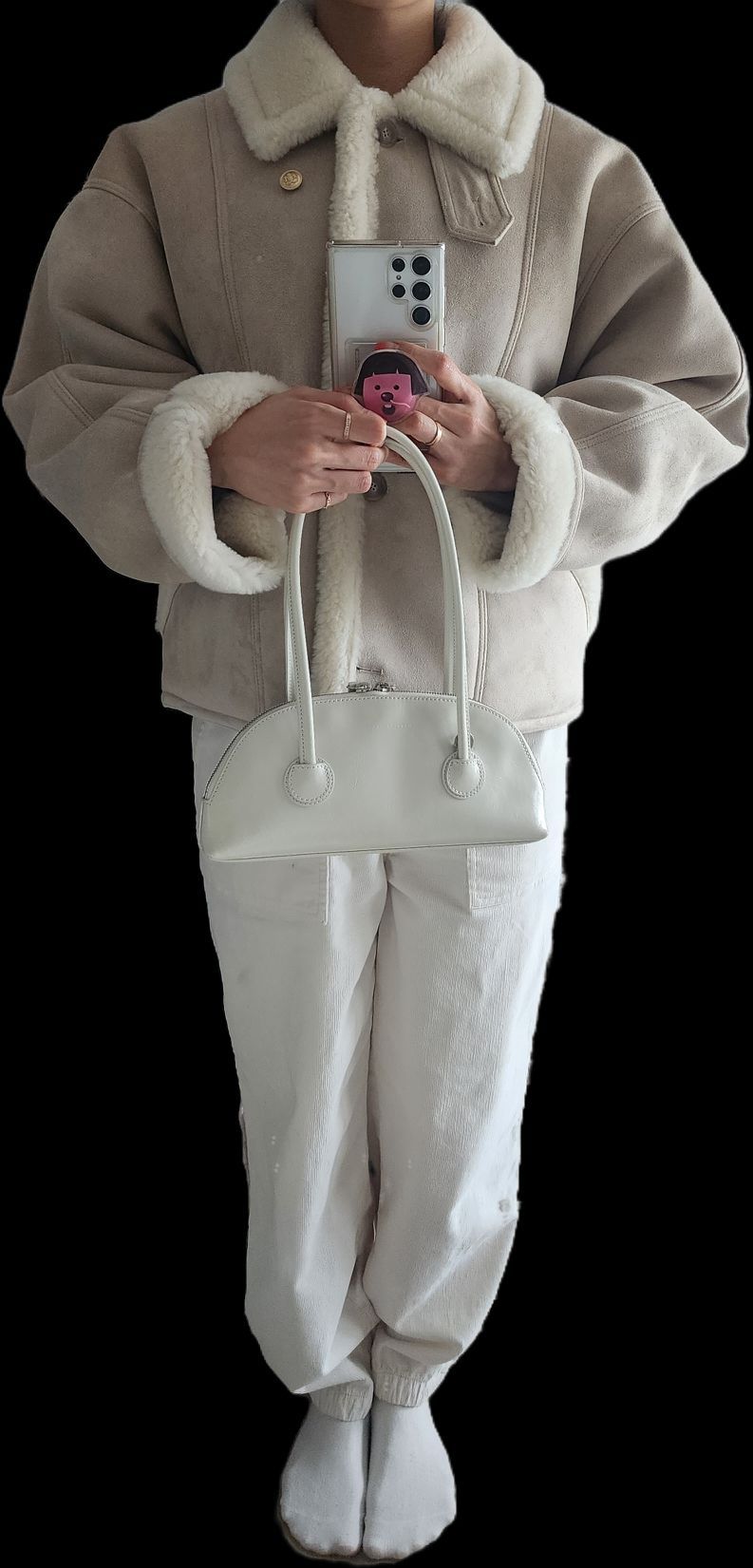 ☆MARGE SHERWOOD☆ BESSETTE SHOULDER STRAP vanilla crinkle Designer fashion, Seoul-fully created | W Concept