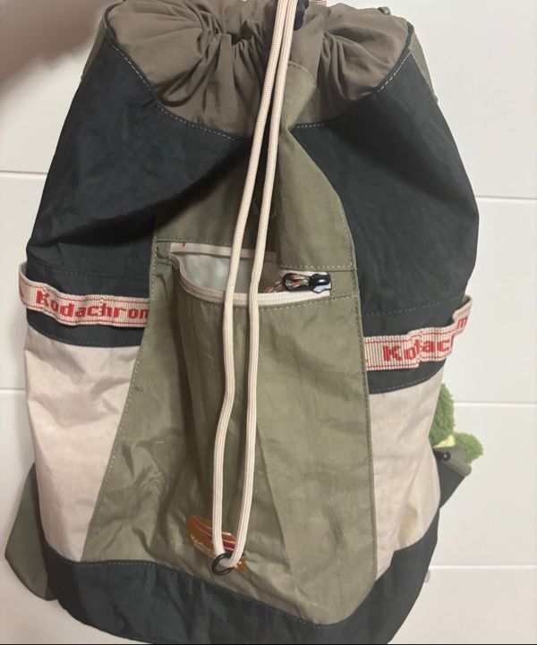 MUSINSA | KODAK Kodachrome Bucket Backpack KHAKI