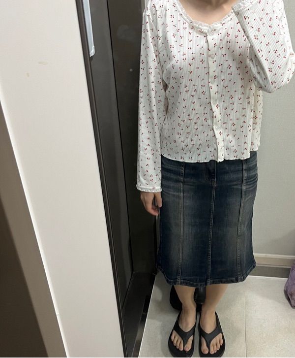 ★2023SS新作★EXPIRED GIRL★Midi Denim Skirt ☆2023SS新作☆EXPIRED GIRL☆Midi Denim Skirt MUSINSA