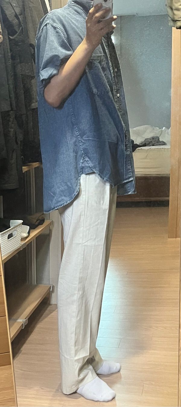 MUSINSA | COVERNAT Linen Banding Easy Pants Khaki