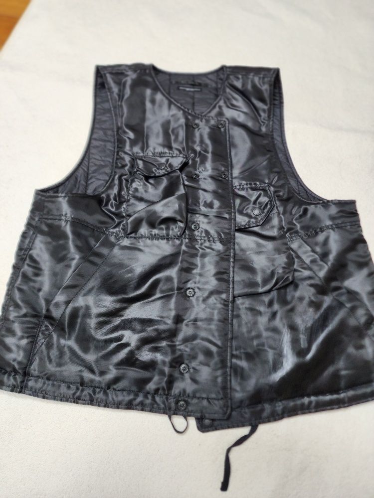 MUSINSA | ENGINEERED GARMENTS Cover Vest - Black / LN111CT133