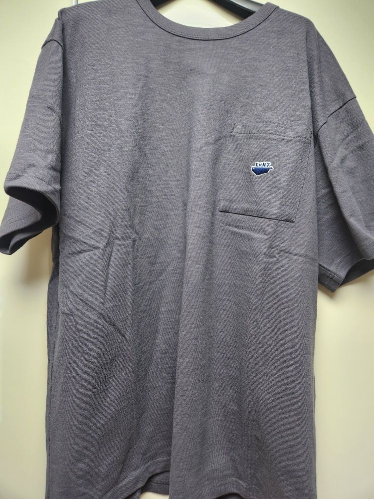 MUSINSA | COVERNAT Whale Logo Slub T-Shirt Sky Blue