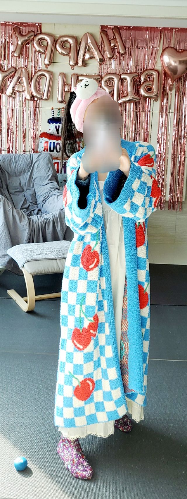 MUSINSA公式 | WIGGLE WIGGLE FASHION ラウンジローブ - チェリー