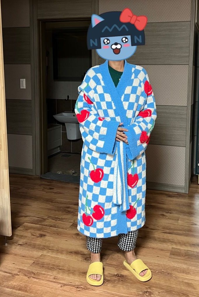 MUSINSA公式 | WIGGLE WIGGLE FASHION ラウンジローブ - チェリー