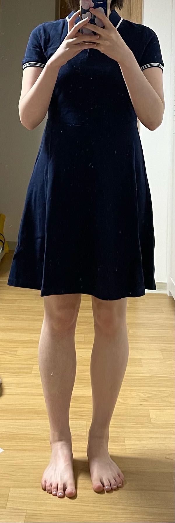 MUSINSA | KIRSH Small Cherry Flare Pique Dress [Purple]