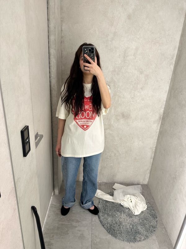 MUSINSA | SATUR Saturday Retro Mood Graphic Short Sleeve T