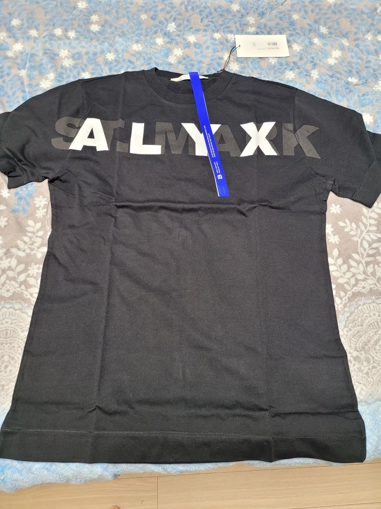 ★ALYX★ Front logo short sleeve t-shirt black AAUTS0400FA01 1017 ALYX 9SM COLLECTION LOGO S/S TEE