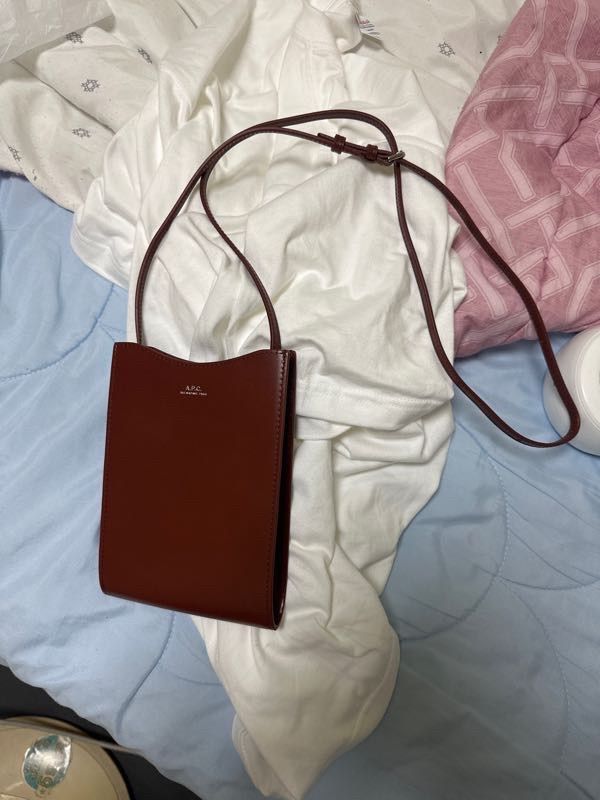 A.P.C NECKPOUCH JAMIE(ブラウン, ONE SIZE) A.P.C./NECK POUCH JAMIE｜Daytona Park(FREAK'S STORE公式通販)