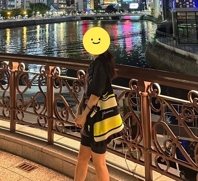 MUSINSA | GANNI Cotton Crochet Frill Tote Bag - Yellow