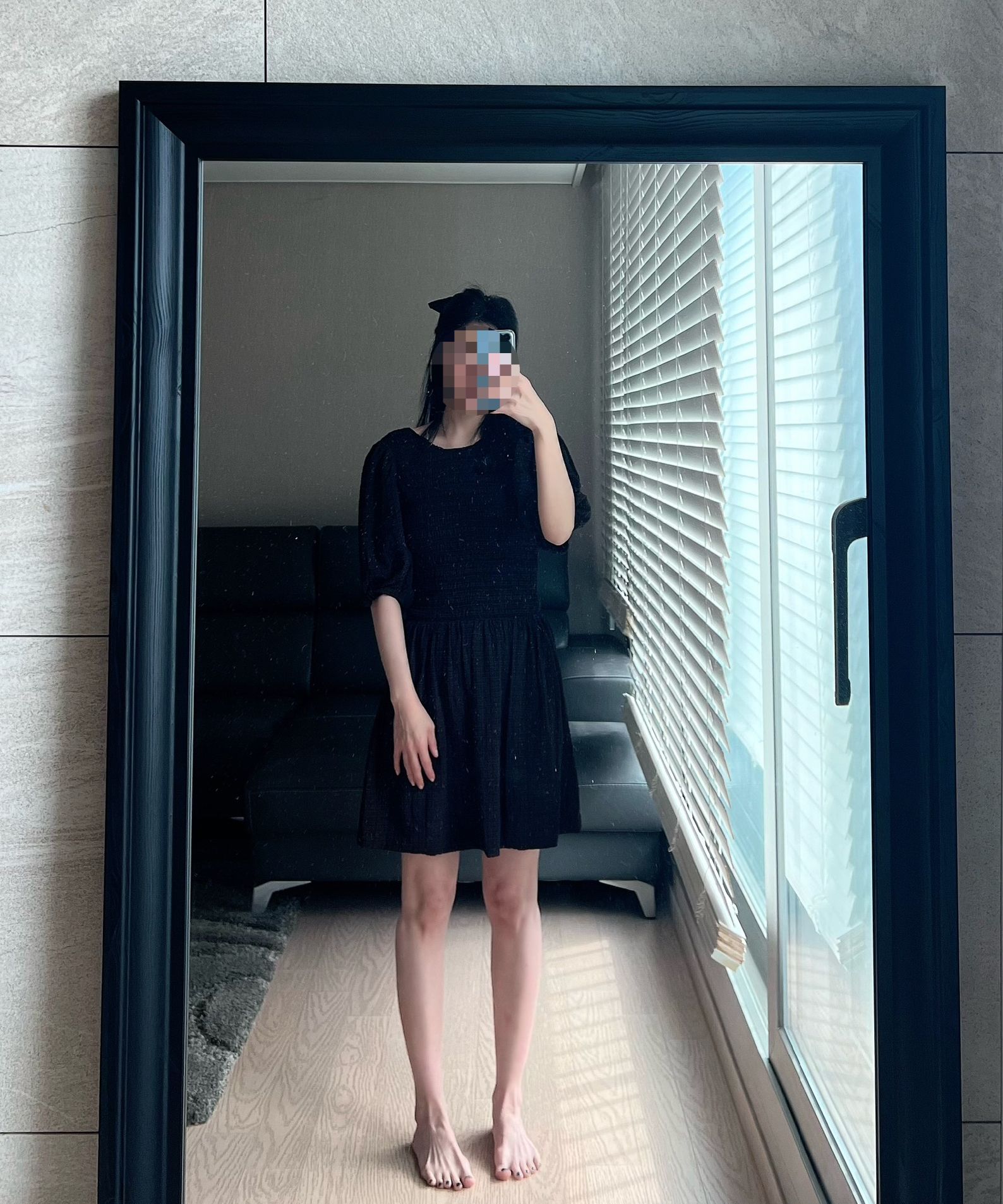 ★Ganni★ Stretch Seersucker Smoke Mini Dress Chicory Coffee MUSINSA | GANNI Stretch Siercer Smoke Mini Dress - Chicory
