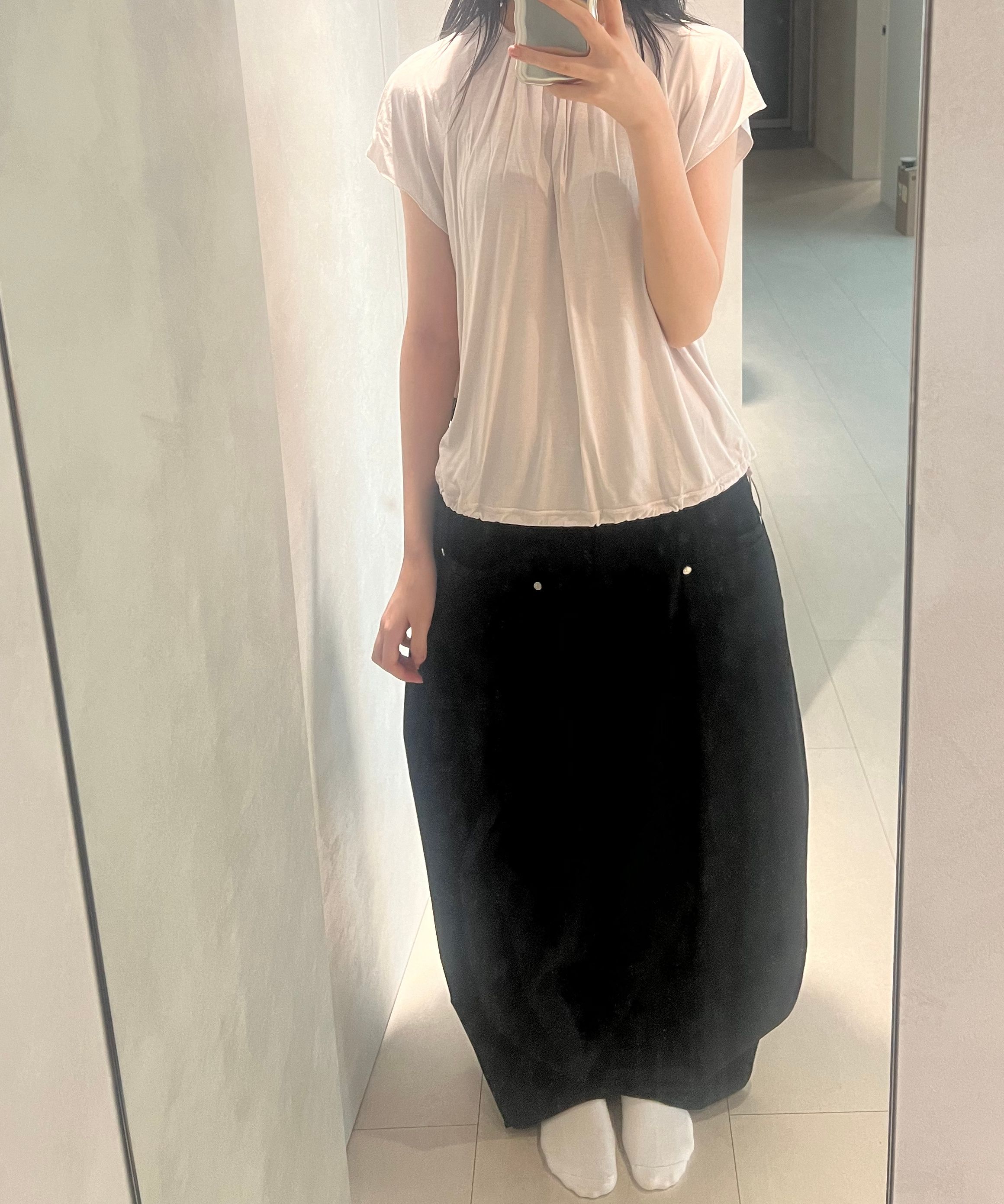 ★SCULPTOR★ Pumkin Shrring Top Apricot SC23S285BE MUSINSA | SCULPTOR Pumkin Shrring Top Apricot