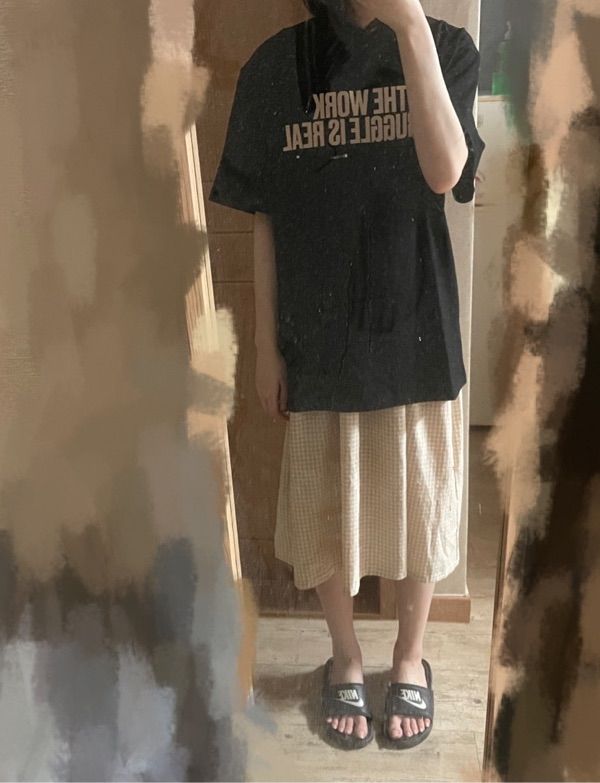 ★SCULPTOR★ Work Struggle Tee Dirty White SC23S282WH SCULPTOR] Work Struggle Tee Dirty White | もごつ
