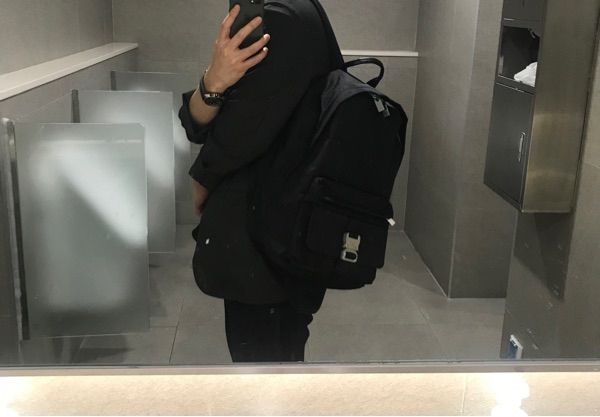 1017 ALYX 9SM ローラーコースター　ナイロン　バックパック 1017 ALYX 9SM Oversize Tank Backpack Black nylon