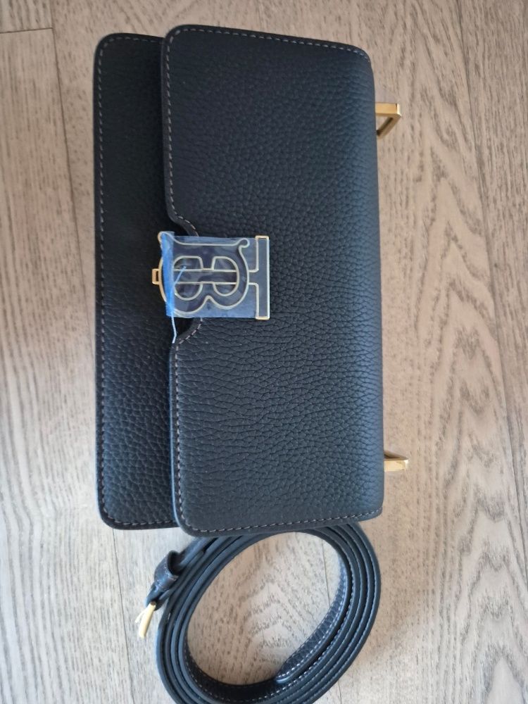☆Burberry☆ TB ショルダーバッグ 8063125 MUSINSA | BURBERRY Mini Grainy TB Shoulder Bag - Black / 8063125