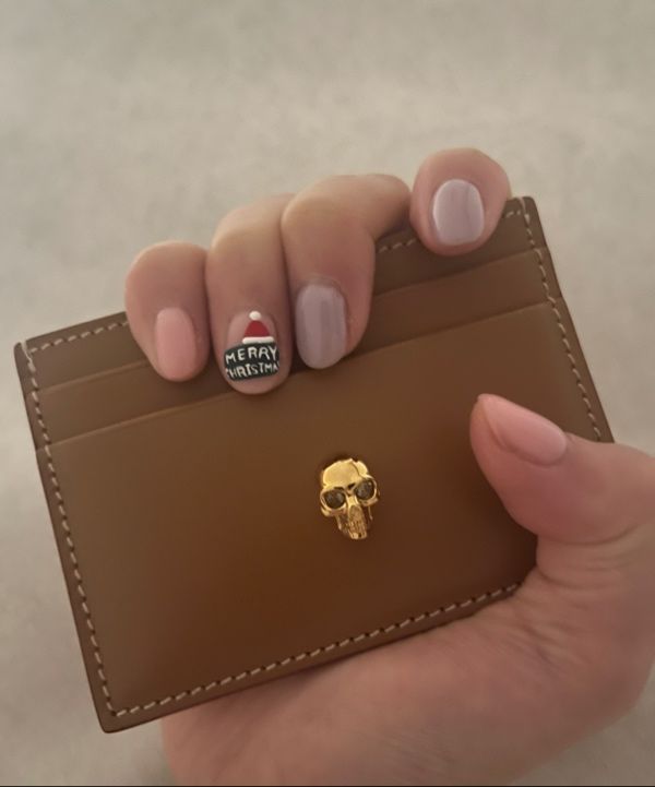 MUSINSA | ALEXANDER McQUEEN Skull Card Holder - Brown