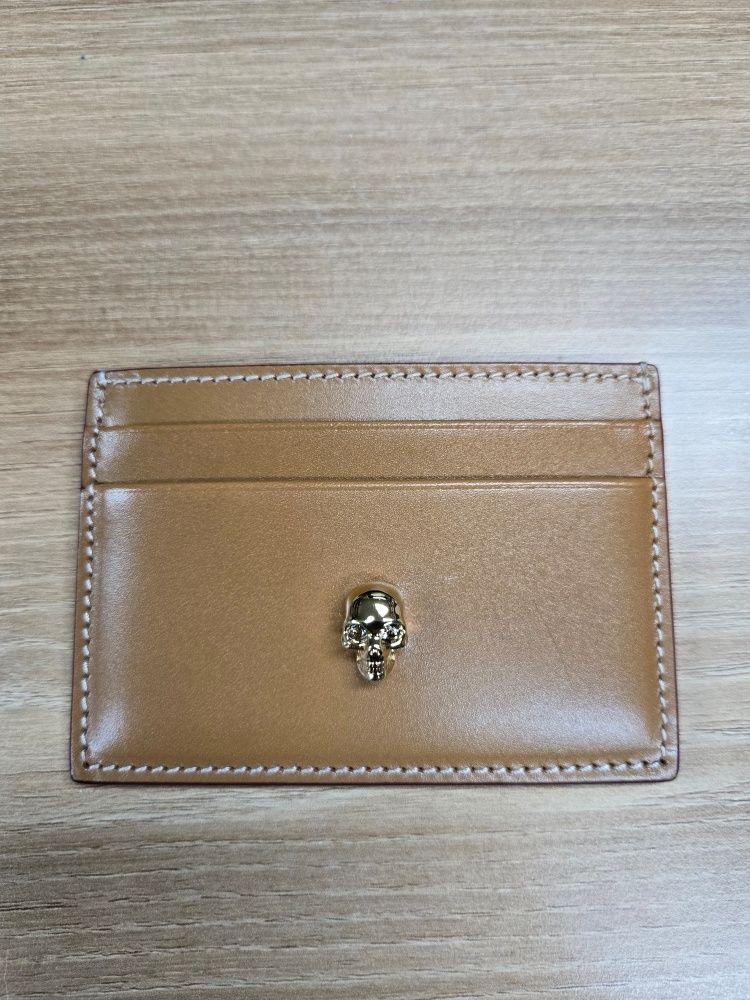 MUSINSA | ALEXANDER McQUEEN Skull Card Holder - Red