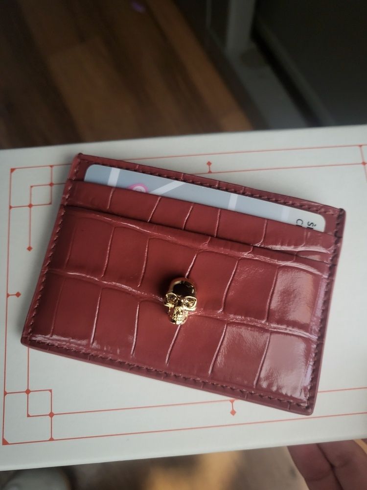★alexander mcqueen★ Skull Card Holder Red 6320381JMAB6338 MUSINSA | ALEXANDER McQUEEN Skull Card Holder - Red