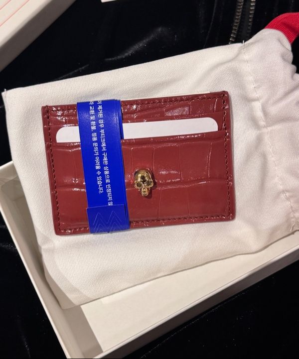 ★alexander mcqueen★ Skull Card Holder Red 6320381JMAB6338 MUSINSA | ALEXANDER McQUEEN Skull Card Holder - Red