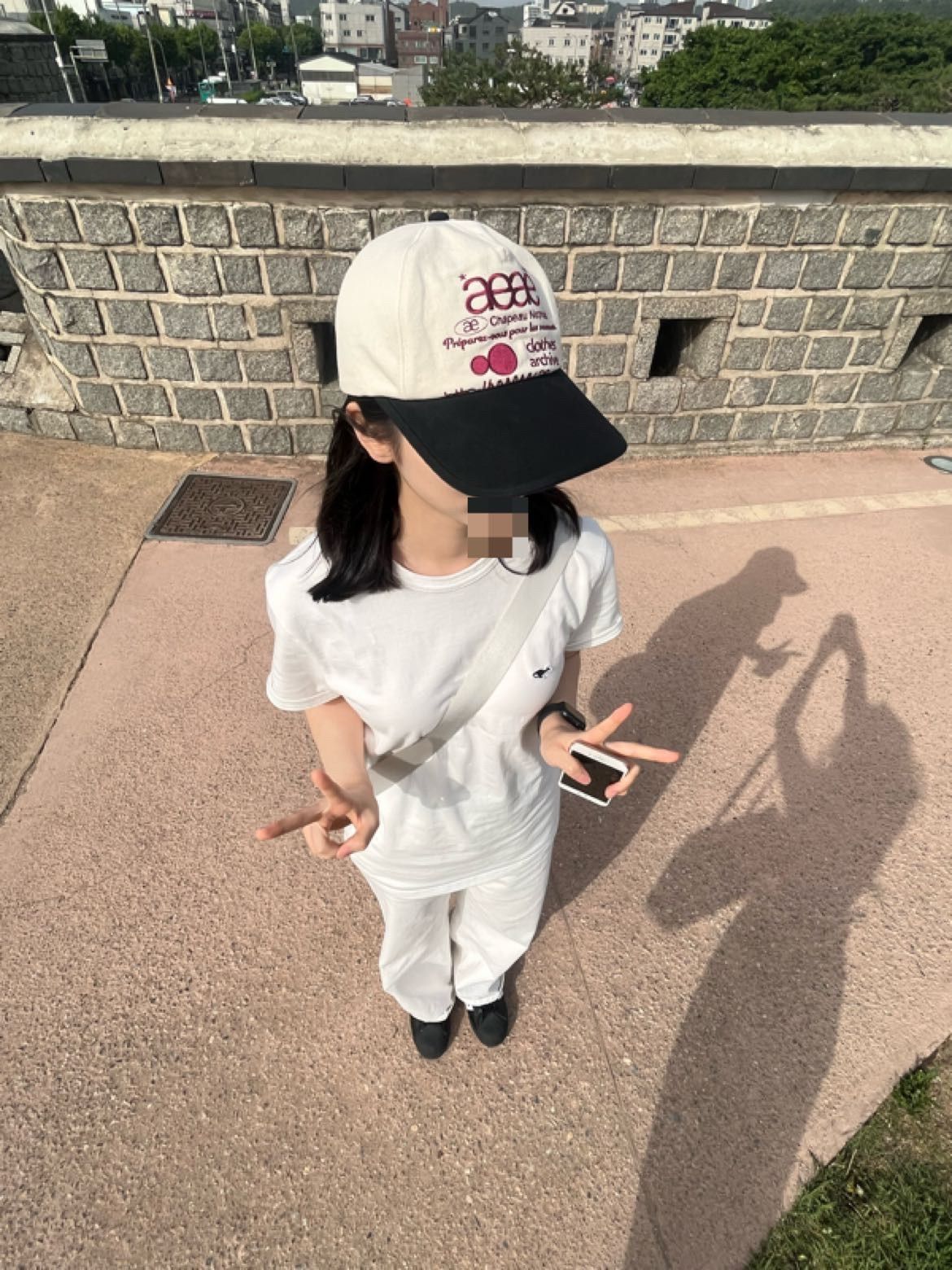 MUSINSA公式 | AEAE WEB LOGO 5 PANNEL BALL CAP - [KHAKI]