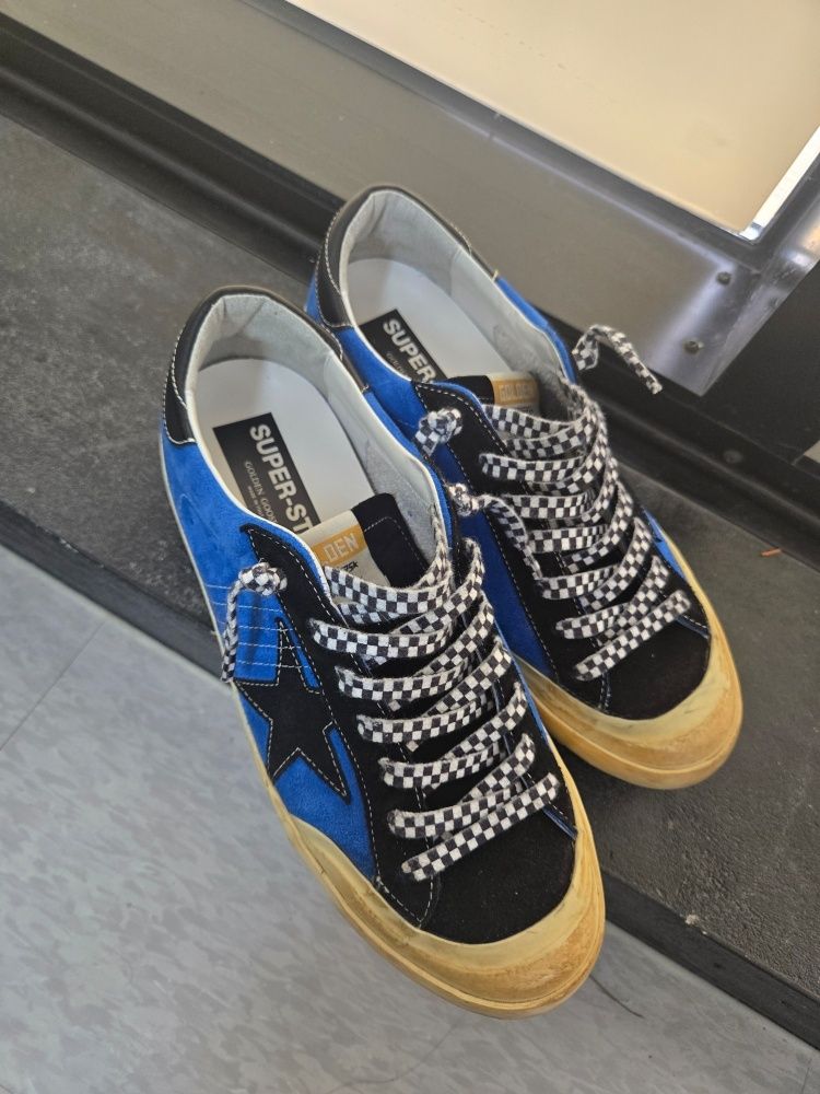 MUSINSA | GOLDEN GOOSE Superstar Sneakers - Blue
