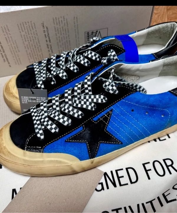 MUSINSA | GOLDEN GOOSE Superstar Sneakers - Blue