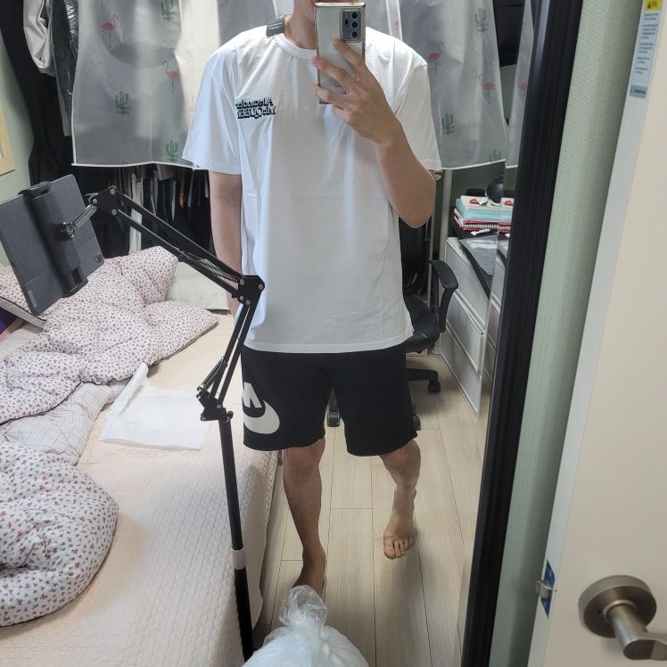 MUSINSA公式 | ALEXANDER McQUEEN Logo Print Short Sleeve T