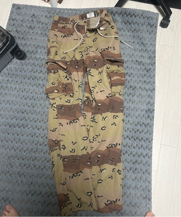 MUSINSA公式 | BSRABBIT カーゴルーズフィットカモパンツデザートカモ