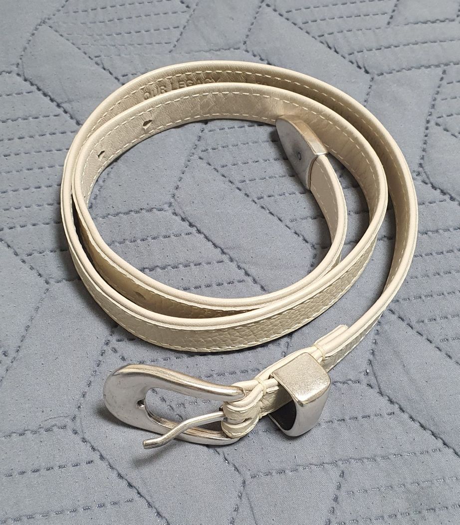 MUSINSA | OUR LEGACY Men's 2CM Belt - Off-White / A22382OW