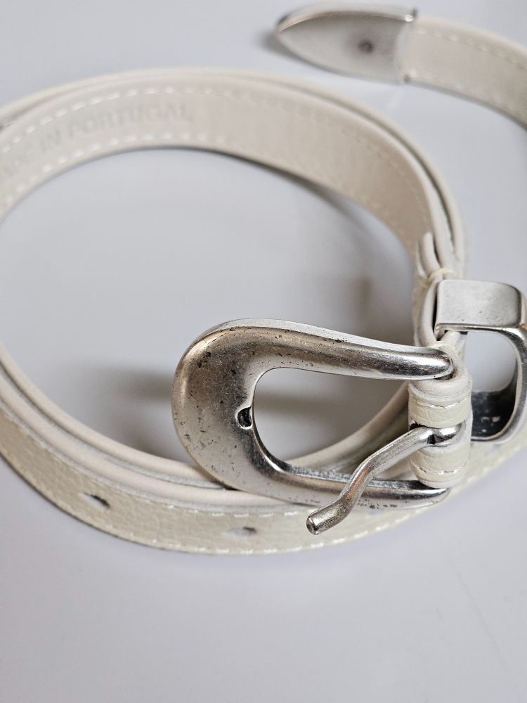 MUSINSA | OUR LEGACY Men's 2CM Belt - Off-White / A22382OW
