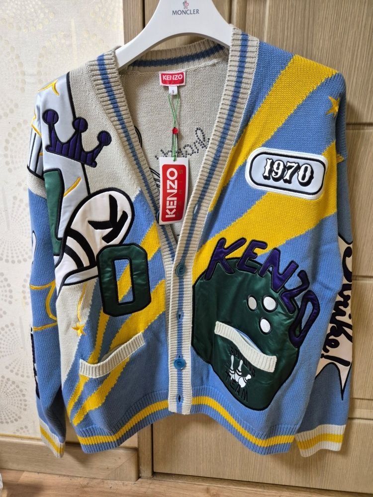 【新品】KENZO BOWLING ELEPHANT カーディガン MUSINSA公式 | KENZO ボウリングエレファントカーディガン - マルチ