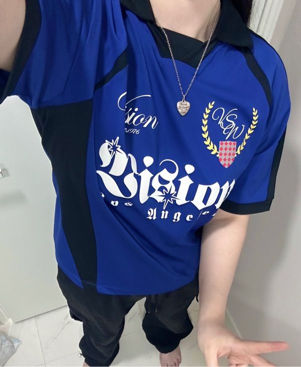 MUSINSA | VISION STREETWEAR VSW Soccer Jersey Sky Blue