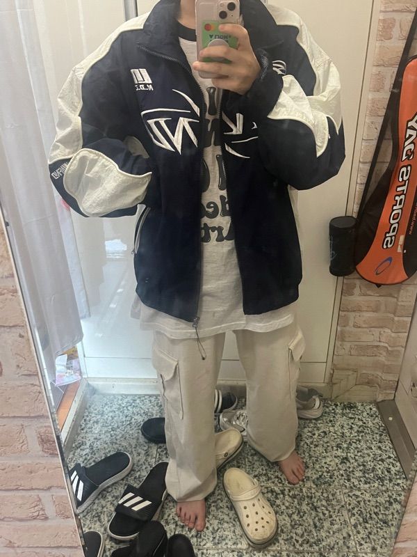 ★関税込★NOT4NERD★Tribal Logo Nylon Racing Jacket★ NOT4NERD Tribal Logo Nylon Racing Jacket ノットフォーナード