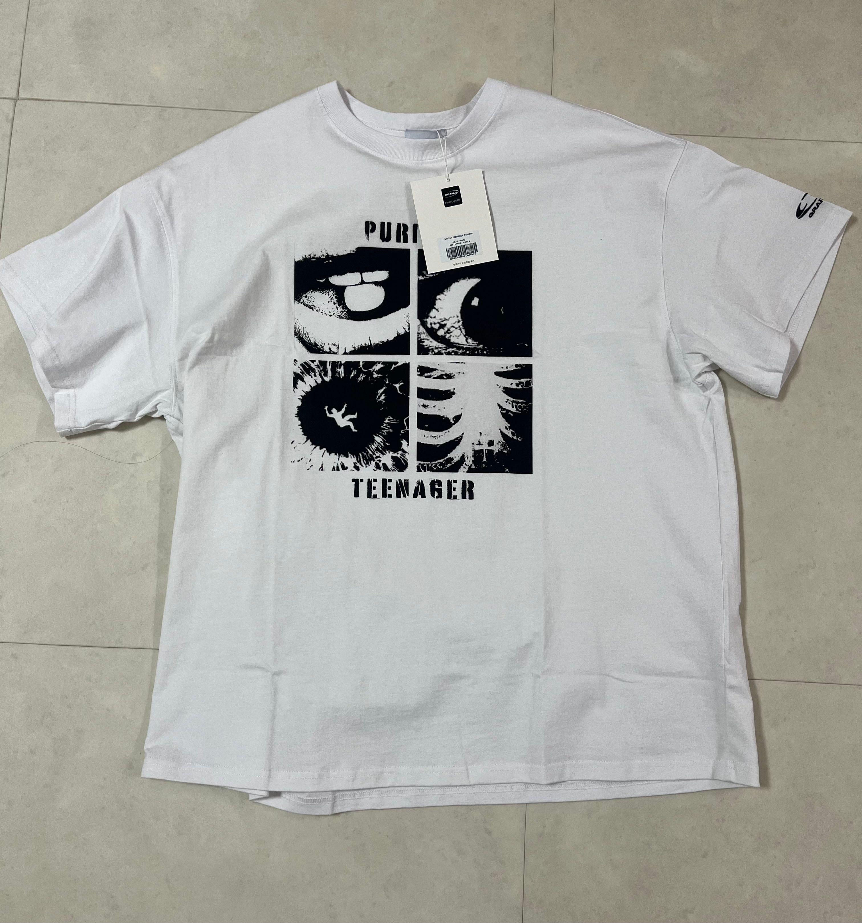 ★GRAILZ★ PURITAN TEENAGER T SHIRTS WHITE PURITAN TEENAGER T-SHIRTS [WHITE] - GRAILZ