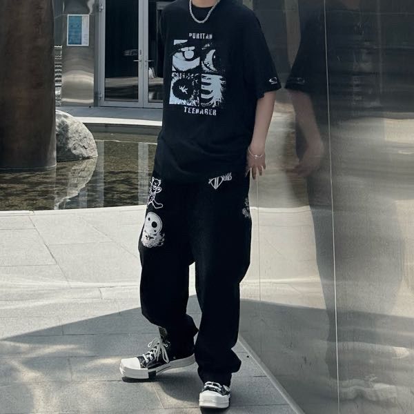 ★GRAILZ★ PURITAN TEENAGER T SHIRTS BLACK GRAILZ - Puritan Teenage T-shirt | HBX - HYPEBEAST 為您搜羅