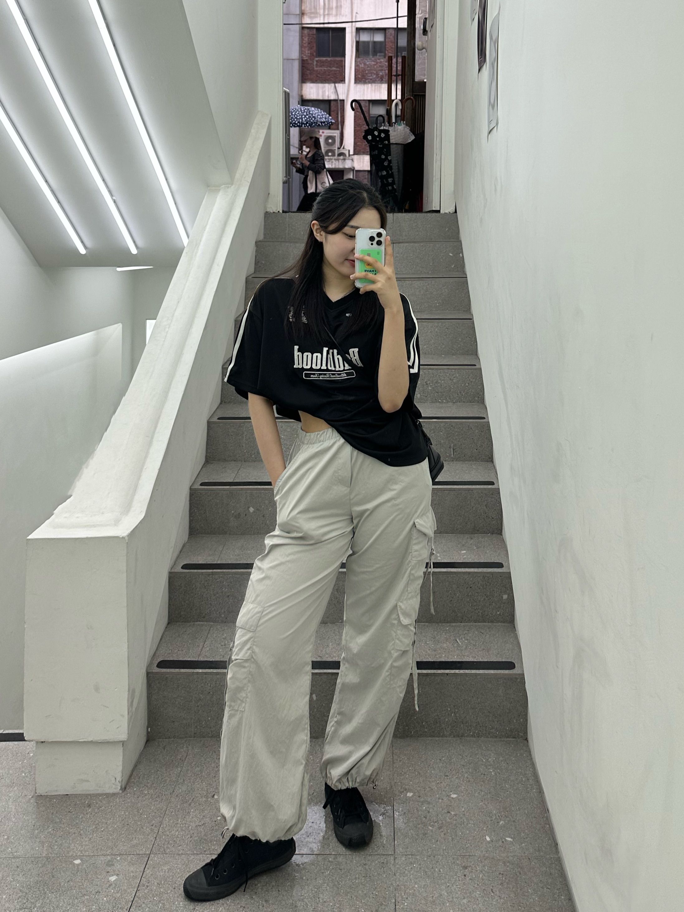 MUSINSA | BADBLOOD Sports Club 1/2 Tee - White