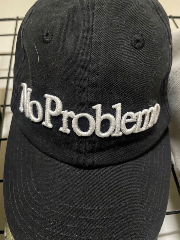Aries NoProblem 刺繍キャップ 黒 ARIES（アリーズ）の「【ARIES】No Problemo CAP（キャップ
