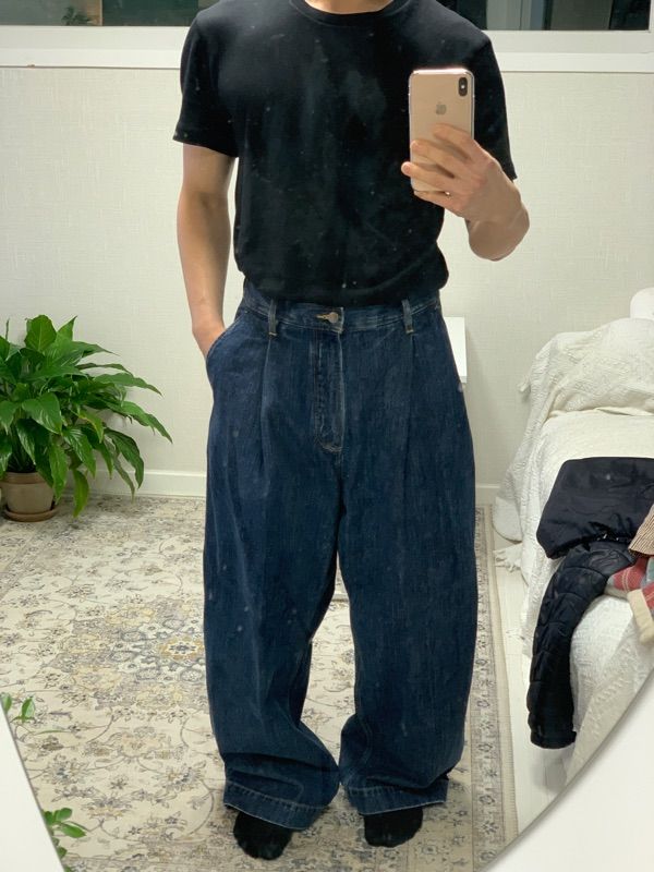 パンツ MYTHINKS COTTON WOOL DENIMTROUSER Indigo Kardeş Sile Loungewear Top and Pants in Canyon Rose | Plus