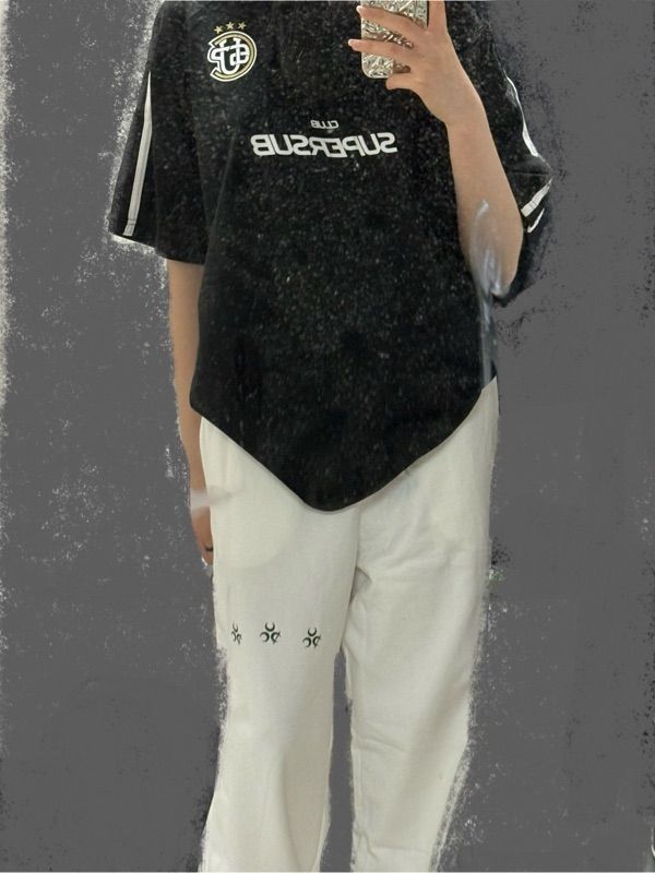 ●SUPERSUB● CLUB REPLICA T-SHIRT MUSINSA | SUPERSUB Club Replica Short Sleeve T-Shirt - Black