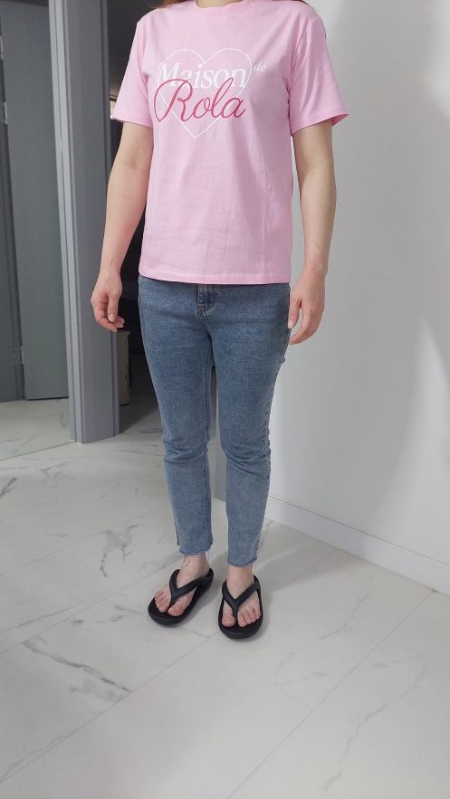 Tシャツ・カットソー ROLAROLA MAISON DE ROLA SMALL LOGO T-SHIRT 4BUK191 로라로라