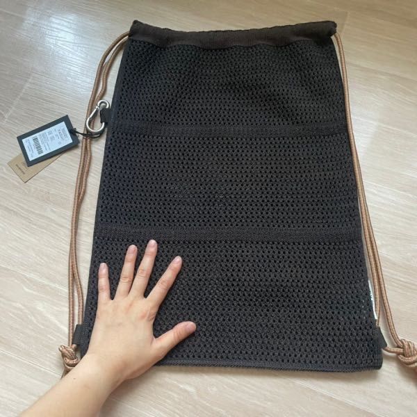 MUSINSA公式 | KNITLY ネットロープニットバックパック_ディープブラウン