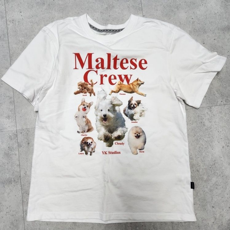 ◆Wai Kei◆ Maltese Racer Short Sleeve T-Shirt White -FIRm909Mmhr9JGvoY1U_0kfX0Q.png