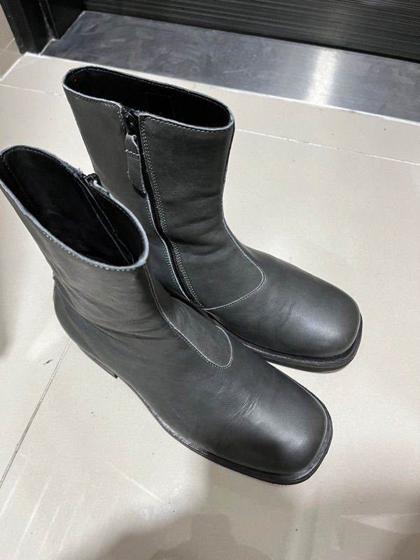 MUSINSA公式 | OUR LEGACY Camion Ankle Boots - Ash Gray