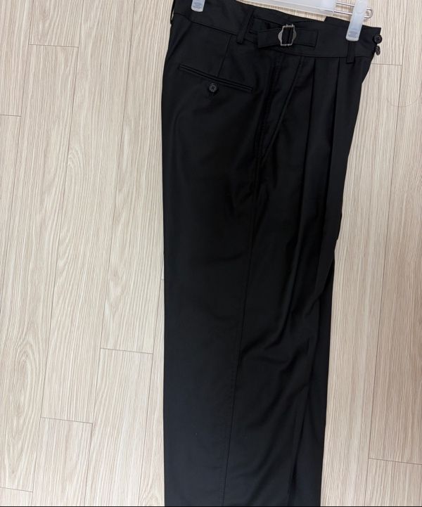 MUSINSA | ANOTHER OFFICE [SS] Santiago Slacks Standard (Black)
