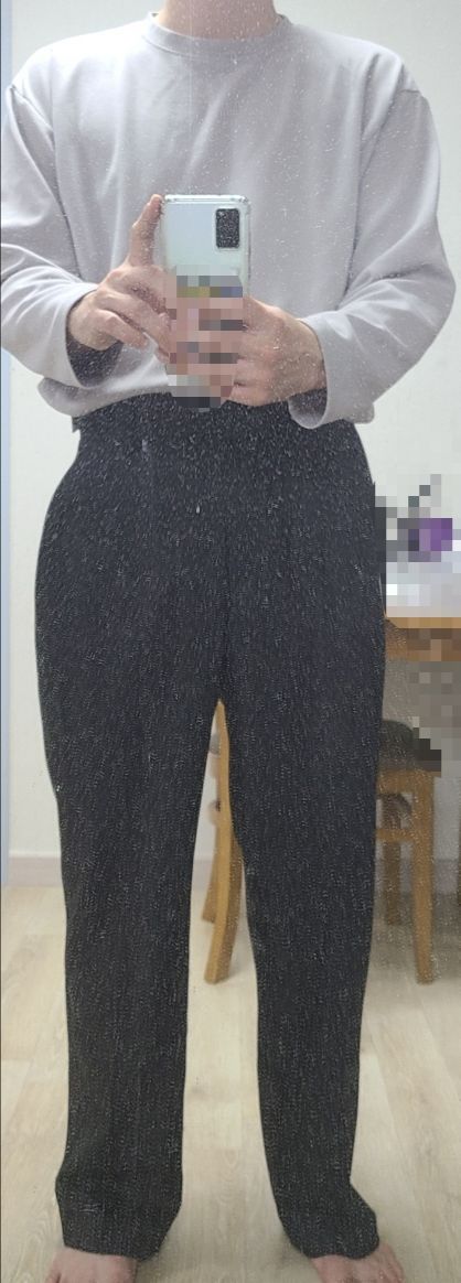 MUSINSA | ANOTHER OFFICE Santiago Slacks Standard (Black)