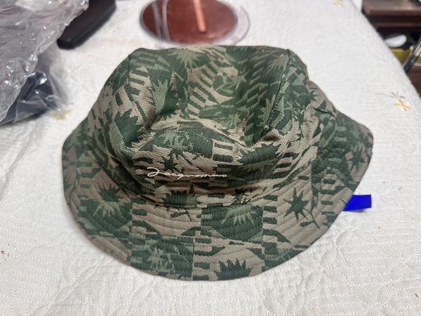 MUSINSA | JACQUEMUS LeBob Tessido Bucket Hat - Khaki