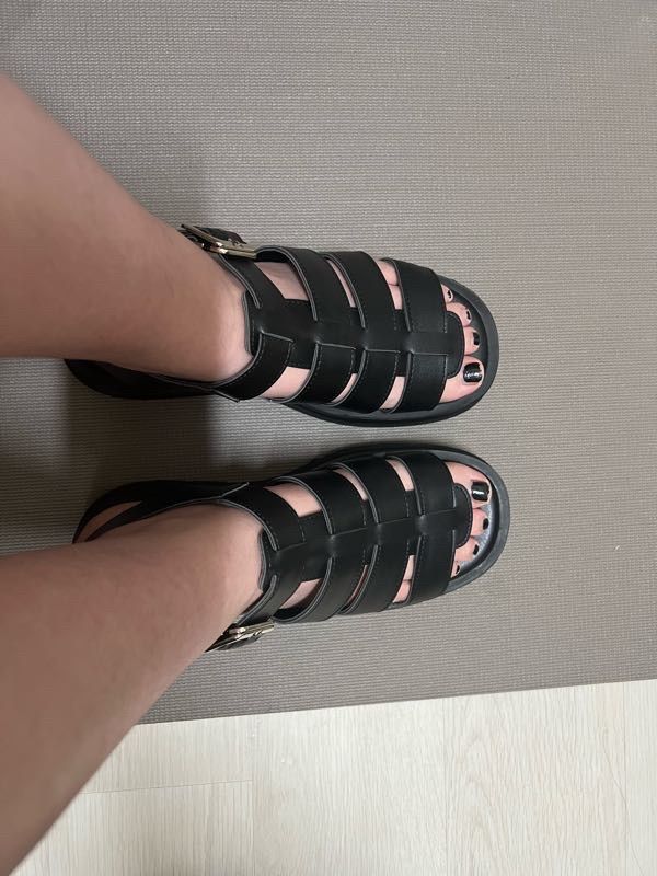 MUSINSA | MACMOC Top 3Color Chunky Fisherman Sandals 6Cm