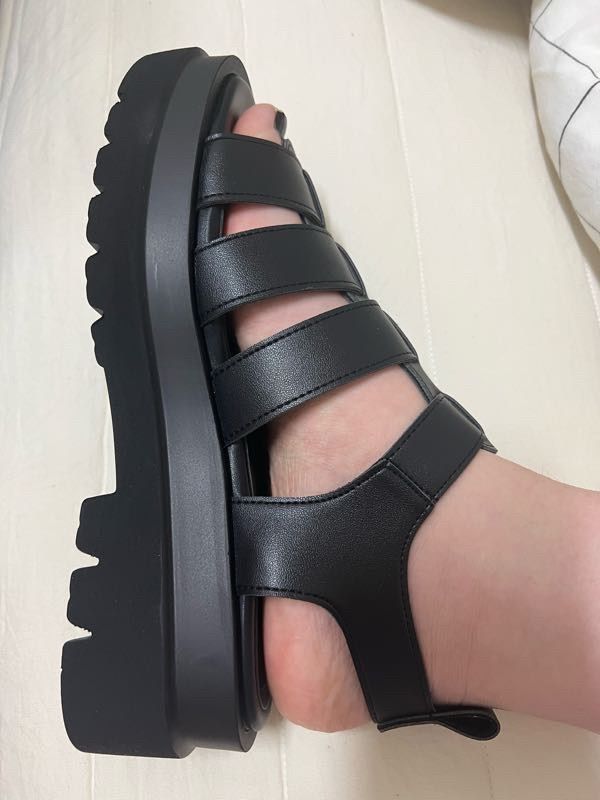 MUSINSA | MACMOC Top 3Color Chunky Fisherman Sandals 6Cm