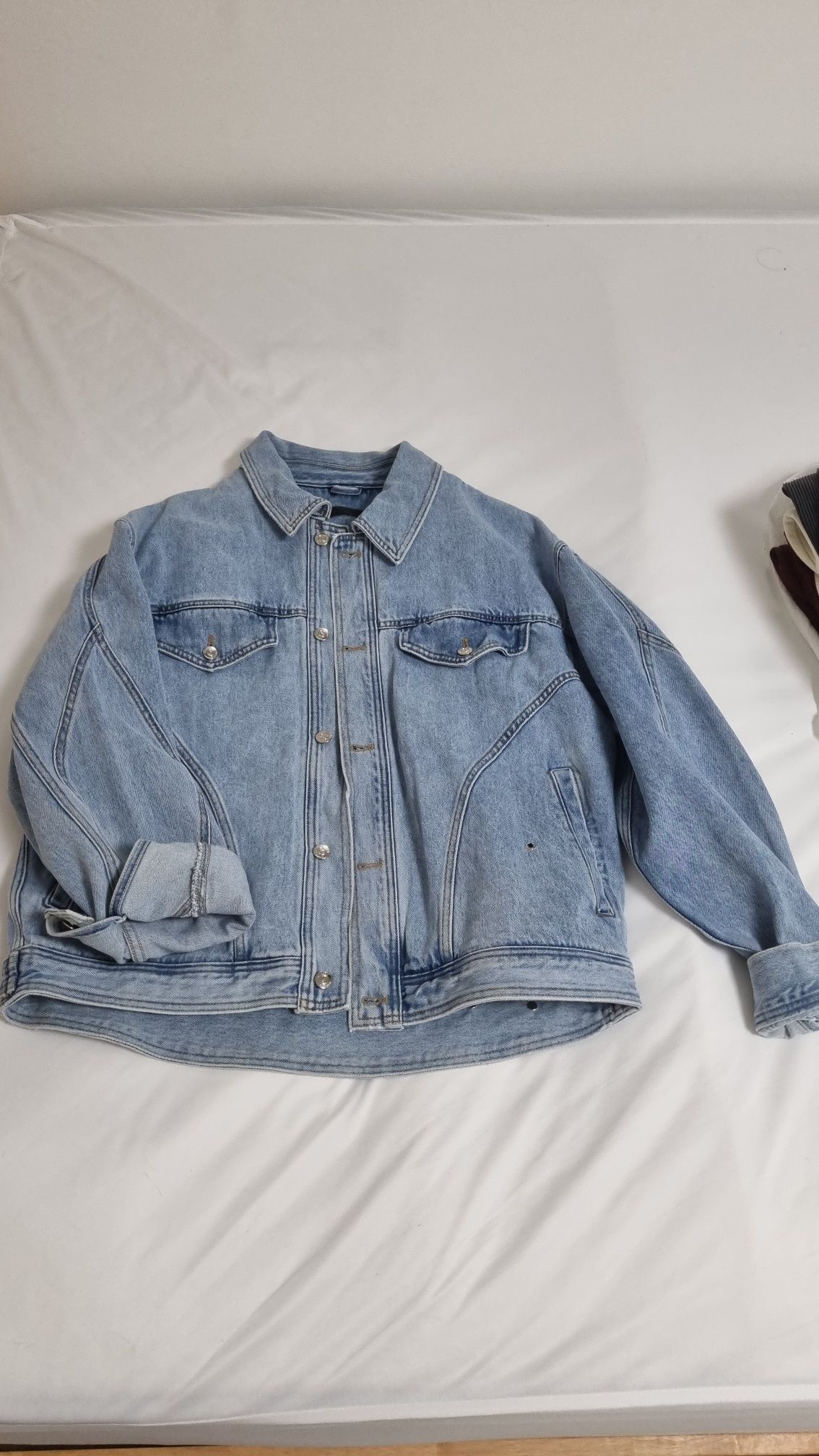 MUSINSA | 51PERCENT Tunnel Lining denim Jacket - Light Blue
