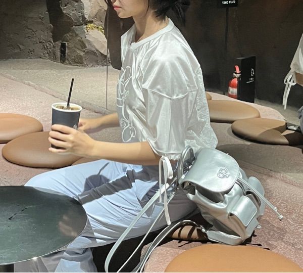 バックパック・リュック CHRISTINE PROJECT CHRISTINE MINI BACKPACK(SILVER GLASS) christineproject - CHRISTINE MINI BACKPACK(SILVER GLASS)